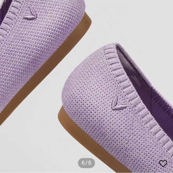 Vivaia Pointed-Toe Ballet Flats (Aria 5°) in Lavender size 39.5 or US 8.5 - Picture 6 of 12